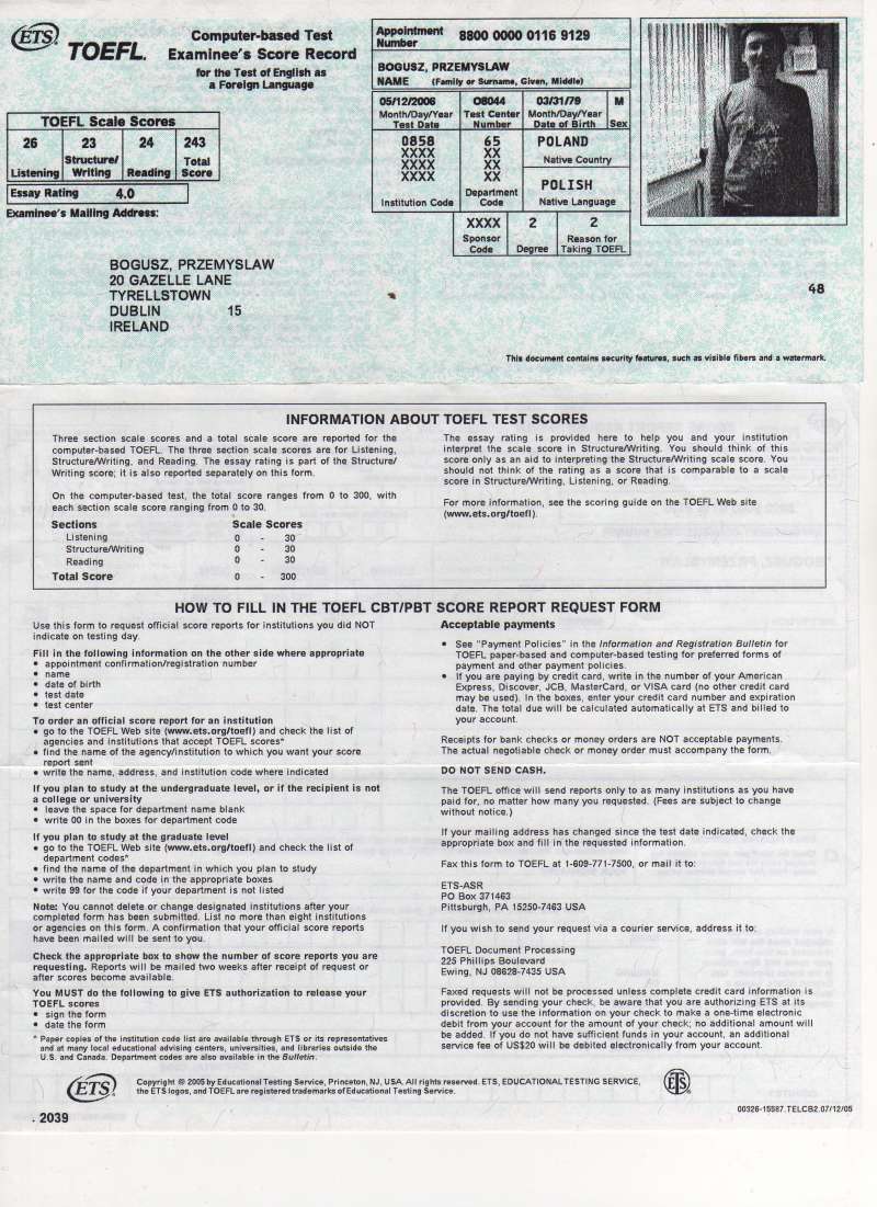 Toefl Pbt